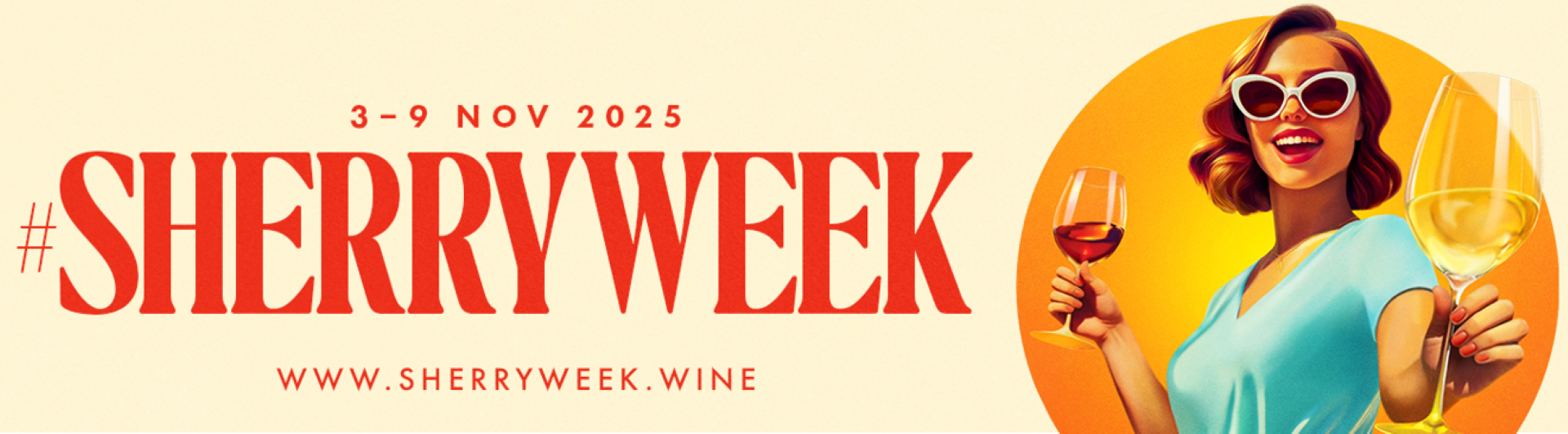 Sherry Week 2025 Image says Sherry Week, 4th - 10th November