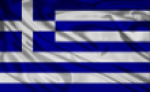 Image shows Greek flag