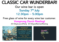 Duncan Murray Wines Classic Car Wunderbar!