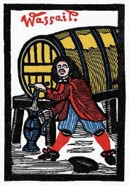 Image shows a person pouring out drink from a barrel